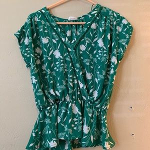 Sinna Sky Emerald Green Blouse